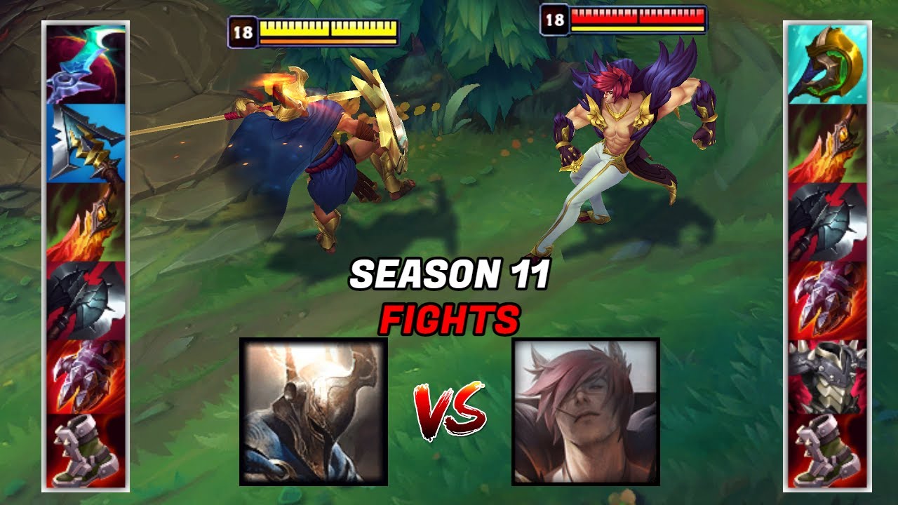 SETT vs PANTHEON S11  FULL BUILD FIGHTS & Best Moments!