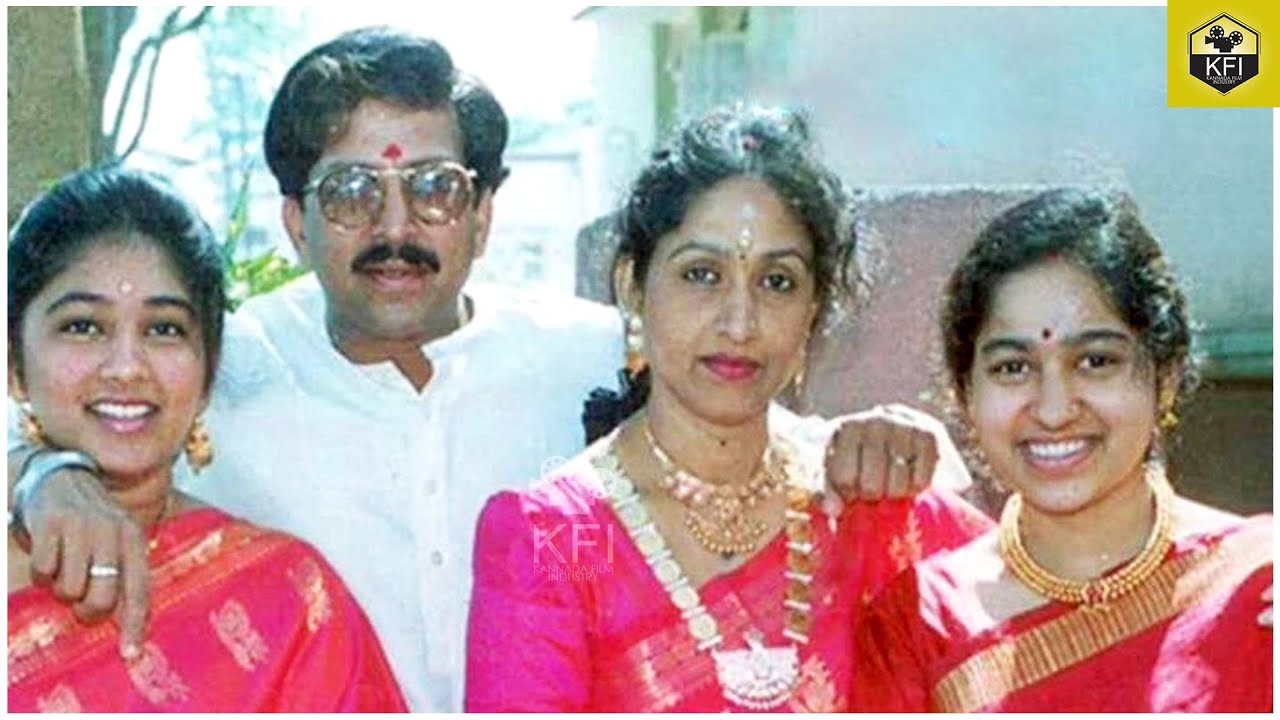 Dr Vishnuvardhan With Two Daughters Rare Photos | Bharathi Vishnuvardan | Vishnuvardhan Family Video