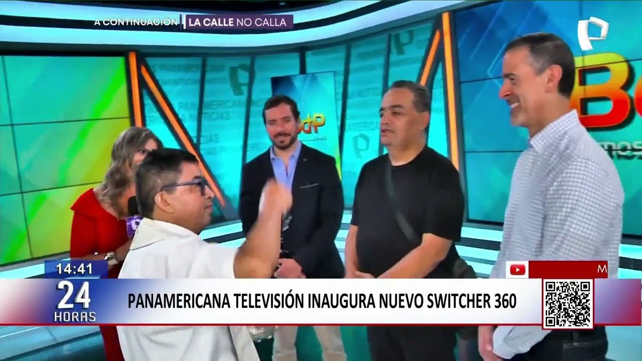 Panamericana Televisión inaugura moderno switcher y anuncia nueva etapa tecnológica