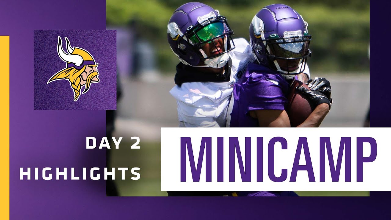 Highlights From Day 2 of Minnesota Vikings Minicamp