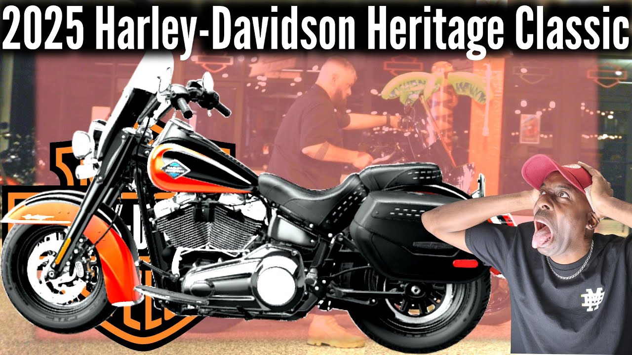 🏍️ 2025 Harley Davidson Heritage Classic Overview | Classic Style, Modern Power!