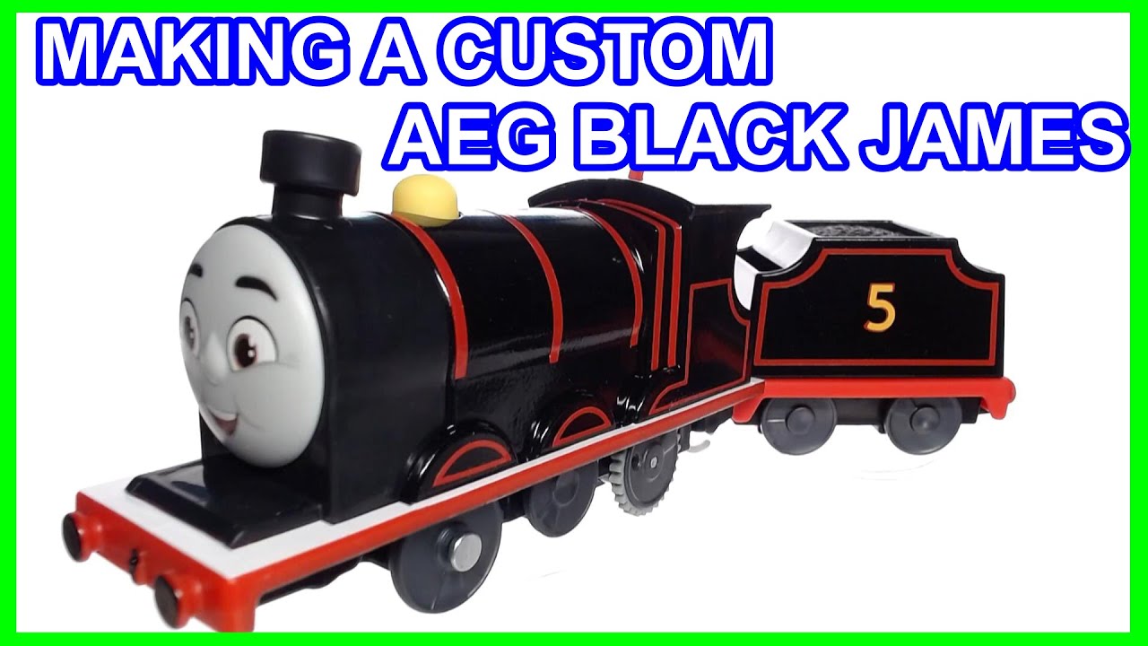 Making custom Trackmaster AEG black James
