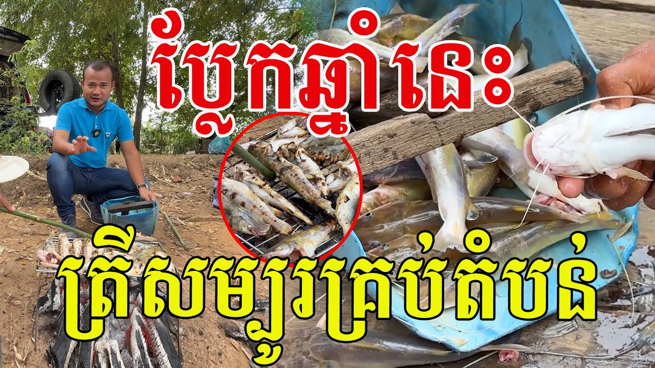 ប្លែកឆ្នាំនេះ ត្រីសម្បូរគ្រប់តំបន់ គ្រាន់តែស្ទូចក៏រាប់សិបគីឡូដែរ