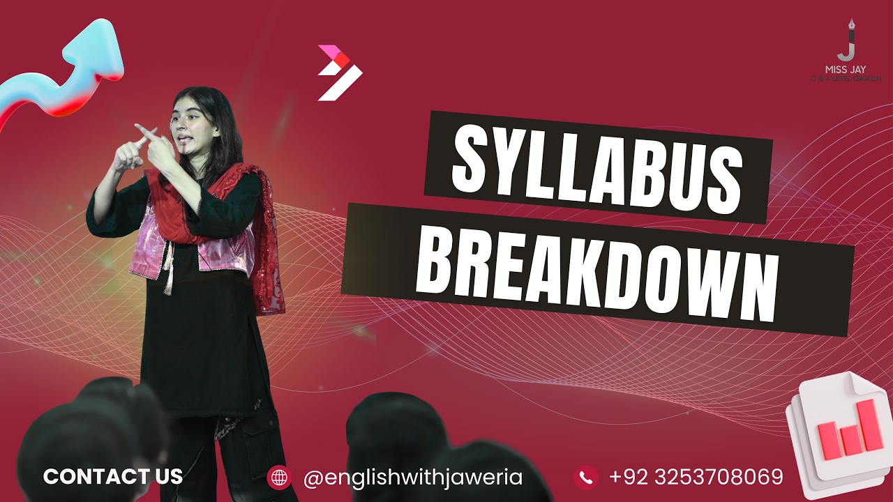 1123 (O Level English) Syllabus Breakdown