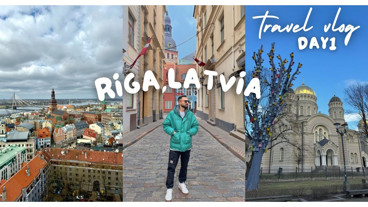 Riga, Latvia Gün 1 / Vlog