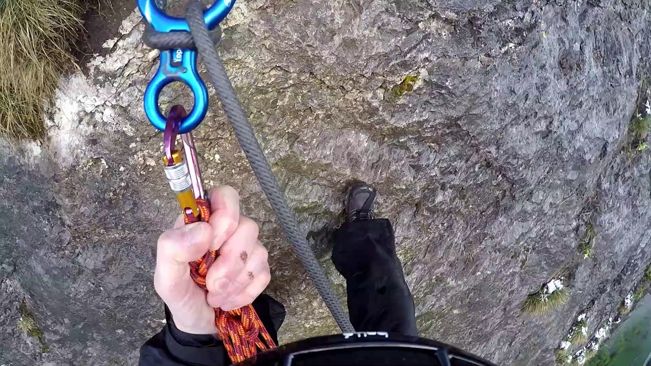 Low Ultimate Abseil & BASE jump. Switzerland