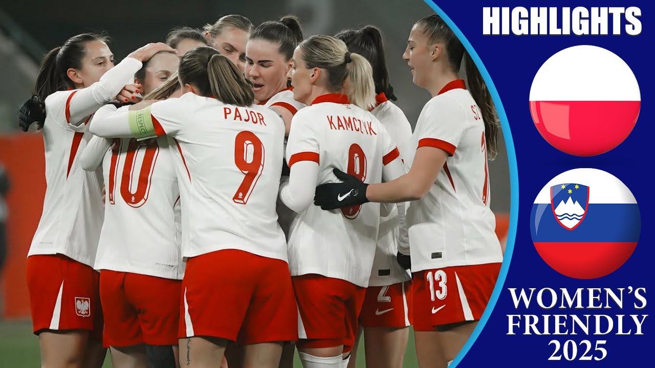 Poland vs Slovenia || HIGHLIGHTS || Women's International Friendly 2025
