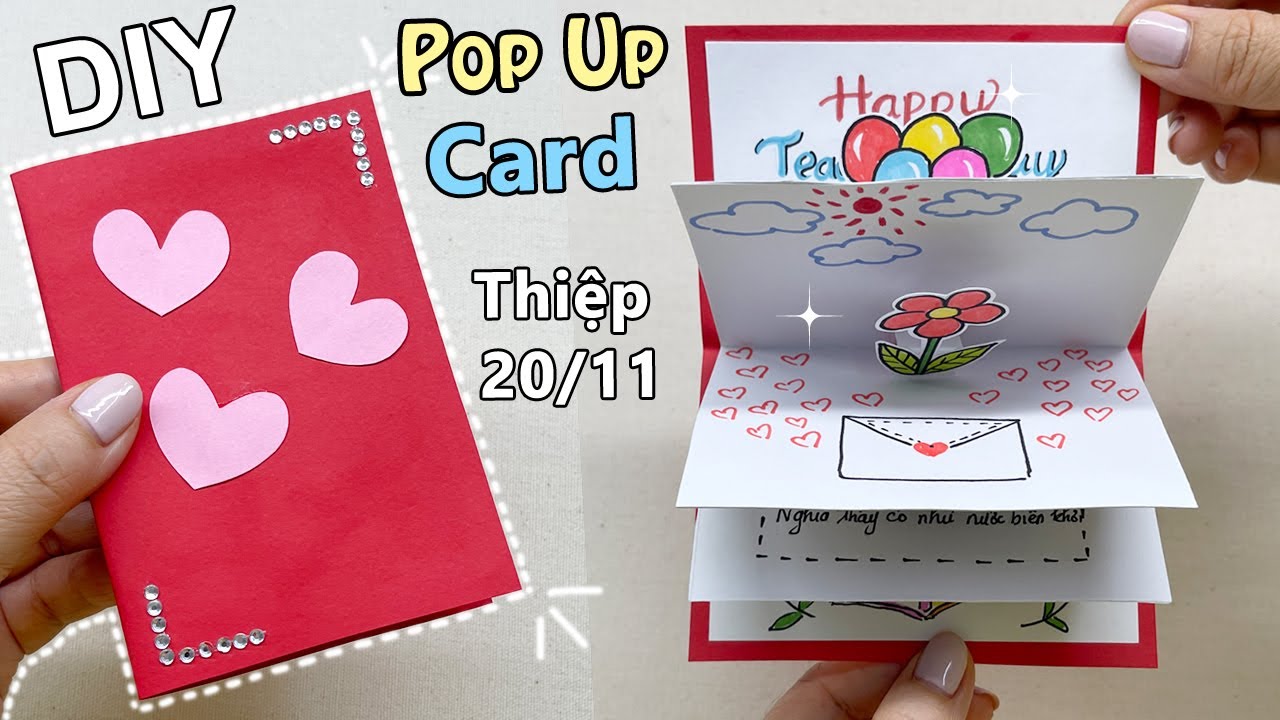 Как сделать Pop up card ко Дню учителя | Изготовление 3D-открыток | Лиам Ченнел