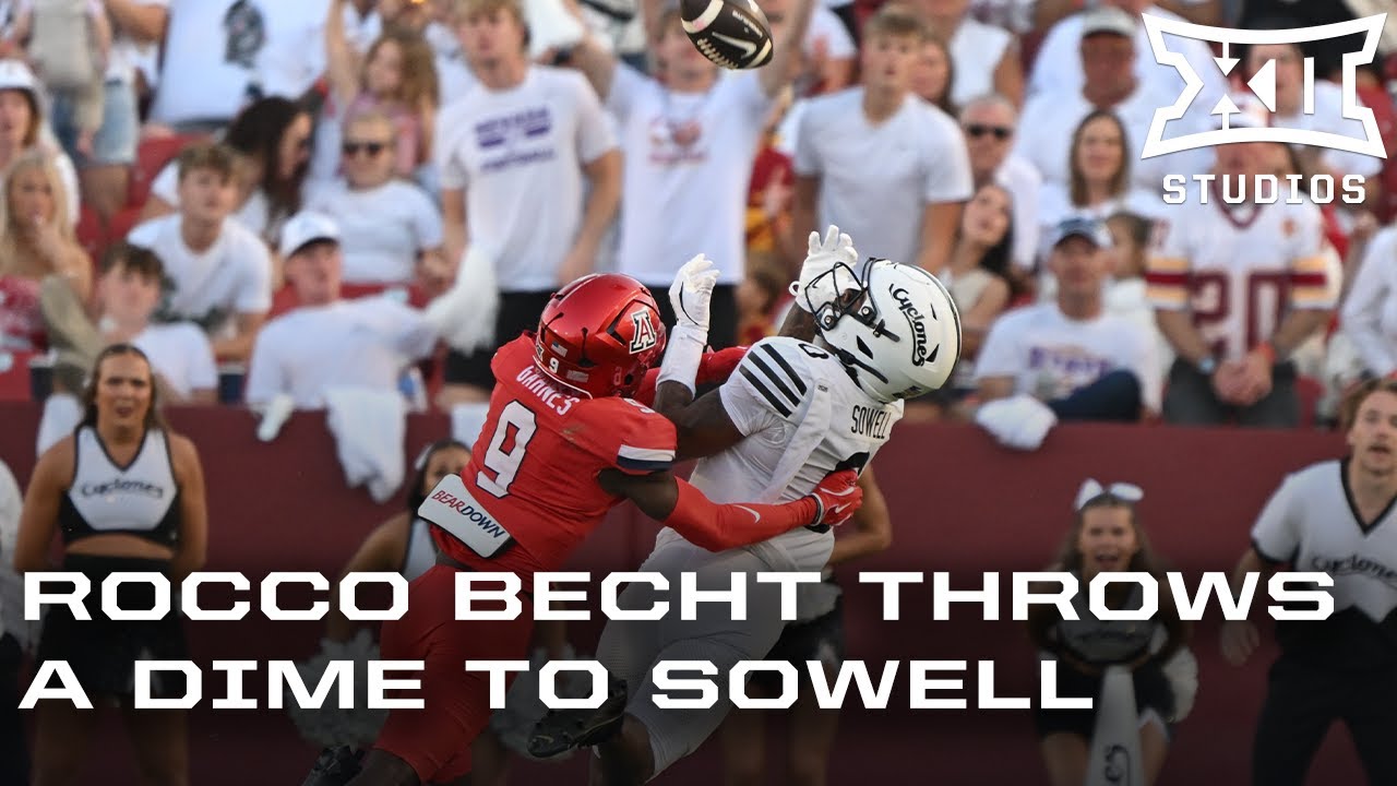 Chase Sowell Nearly Scores TD on DIME from Rocco Becht