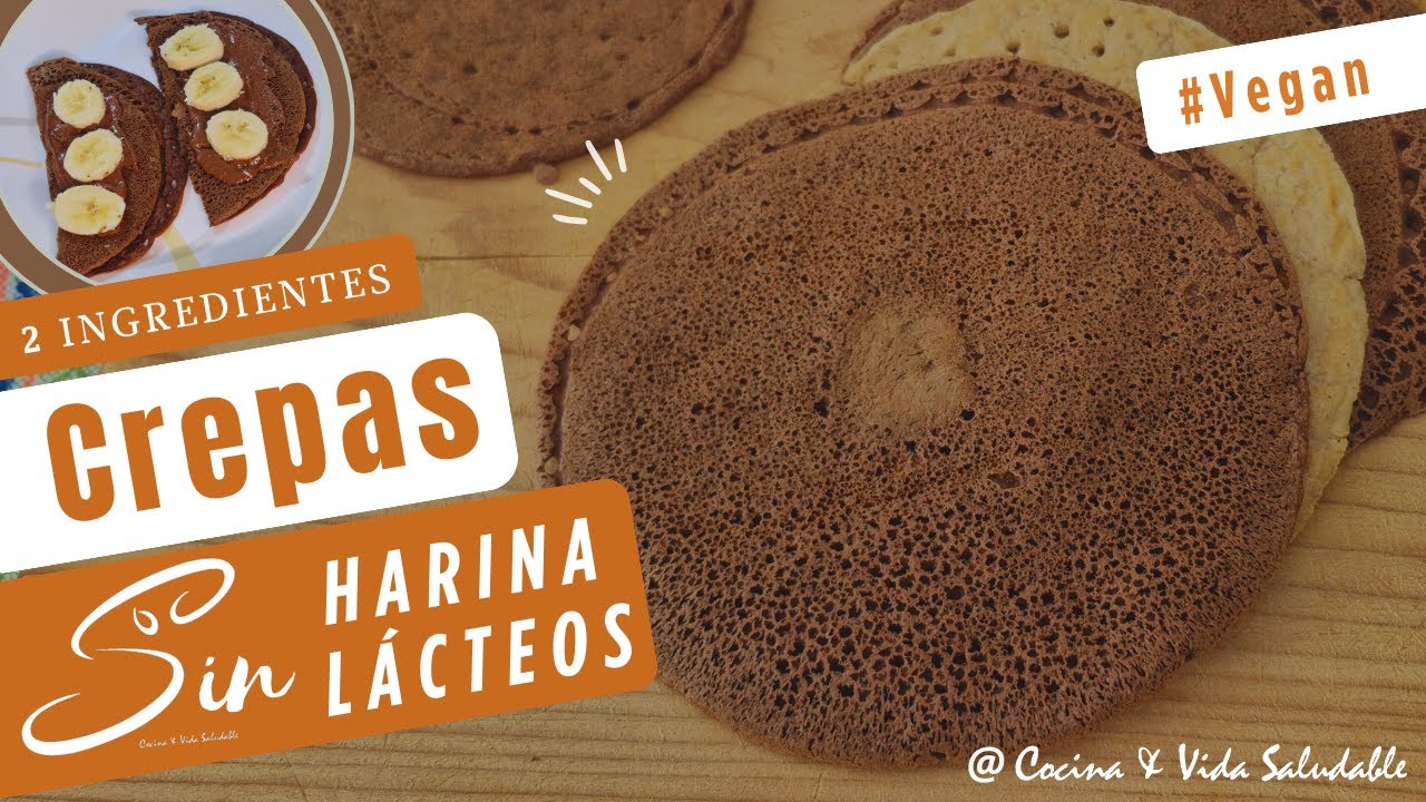 Блины с киноа и амарантом | 2 ингредиента | Без молочных продуктов и яиц | Cocina & Vida Saludable