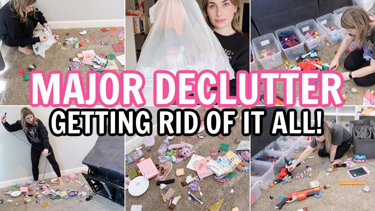 DECLUTTERING, ORGANIZING & DEEP CLEANING | THROWING EVERYTHING OUT IN 2024 | WHOLE HOUSE DECLUTTER