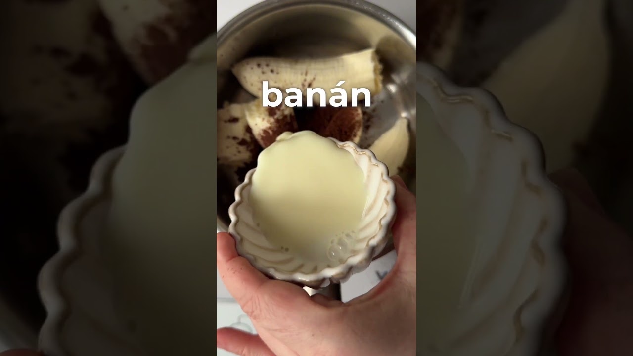 3 ingredience, 5 minut – banánový pudink, co si zamiluješ 