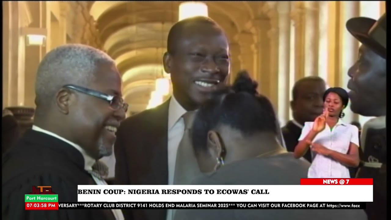 NIGERIA-LED ECOWAS STANDBY FORCE COMMENDED FOR INTERVENING IN BENIN REPUBLIC TO ABORT COUP ATTEMPT