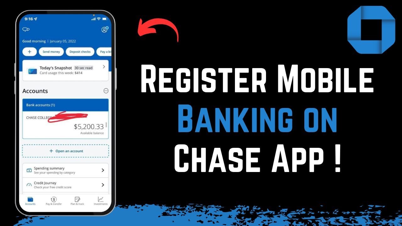 How to Register Chase Mobile Banking Account !