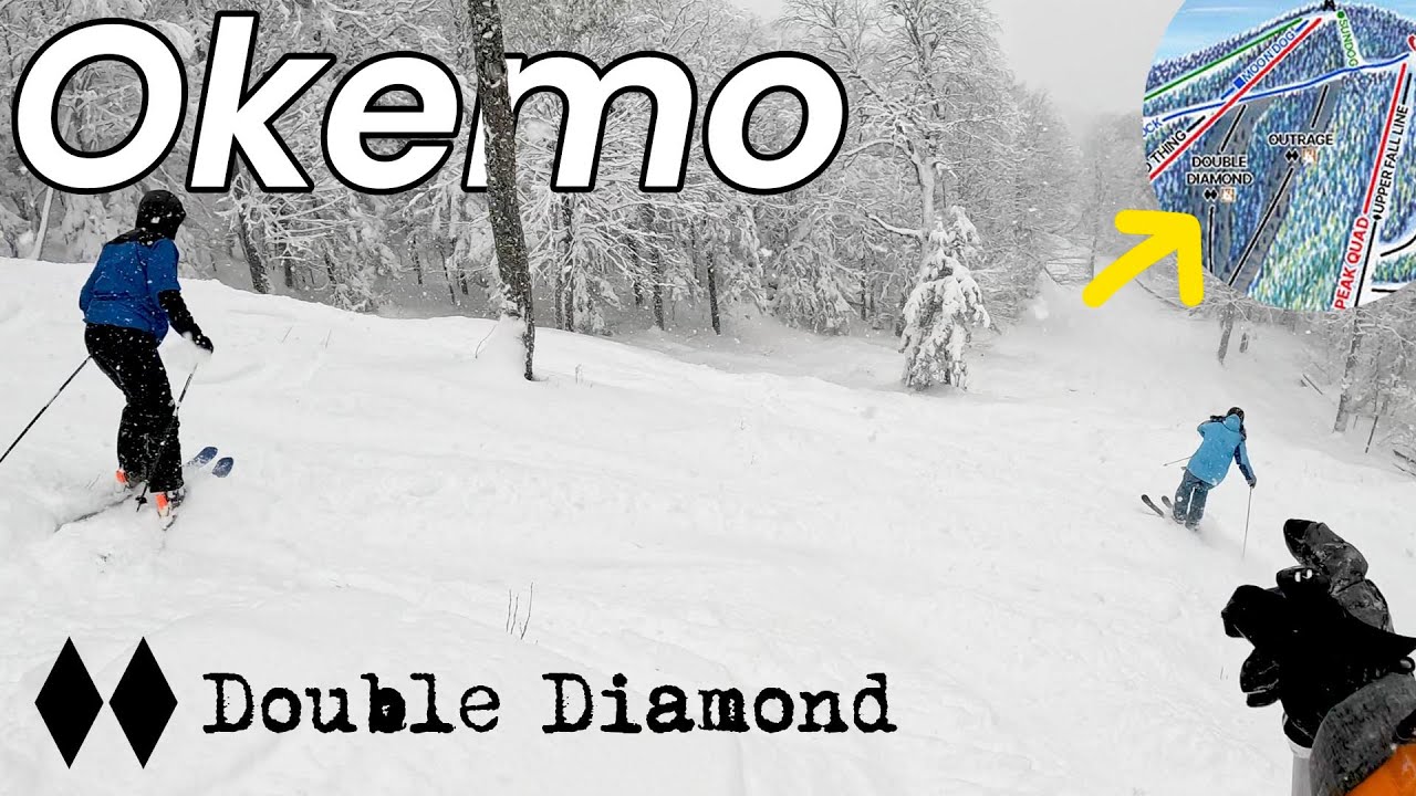Skiing Double Diamond at Okemo in EPIC Blizzard Conditions