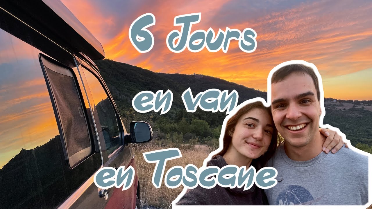 6 jours en van en Toscane