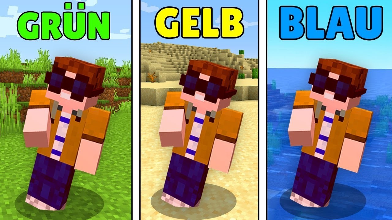 ICH darf KEINE FARBE BERÜHREN in Minecraft!