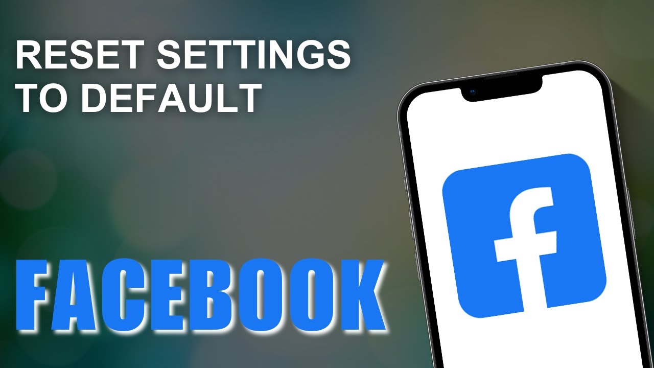 How to Reset Facebook Settings to Default on iPhone | Make Facebook Account to Default Settings
