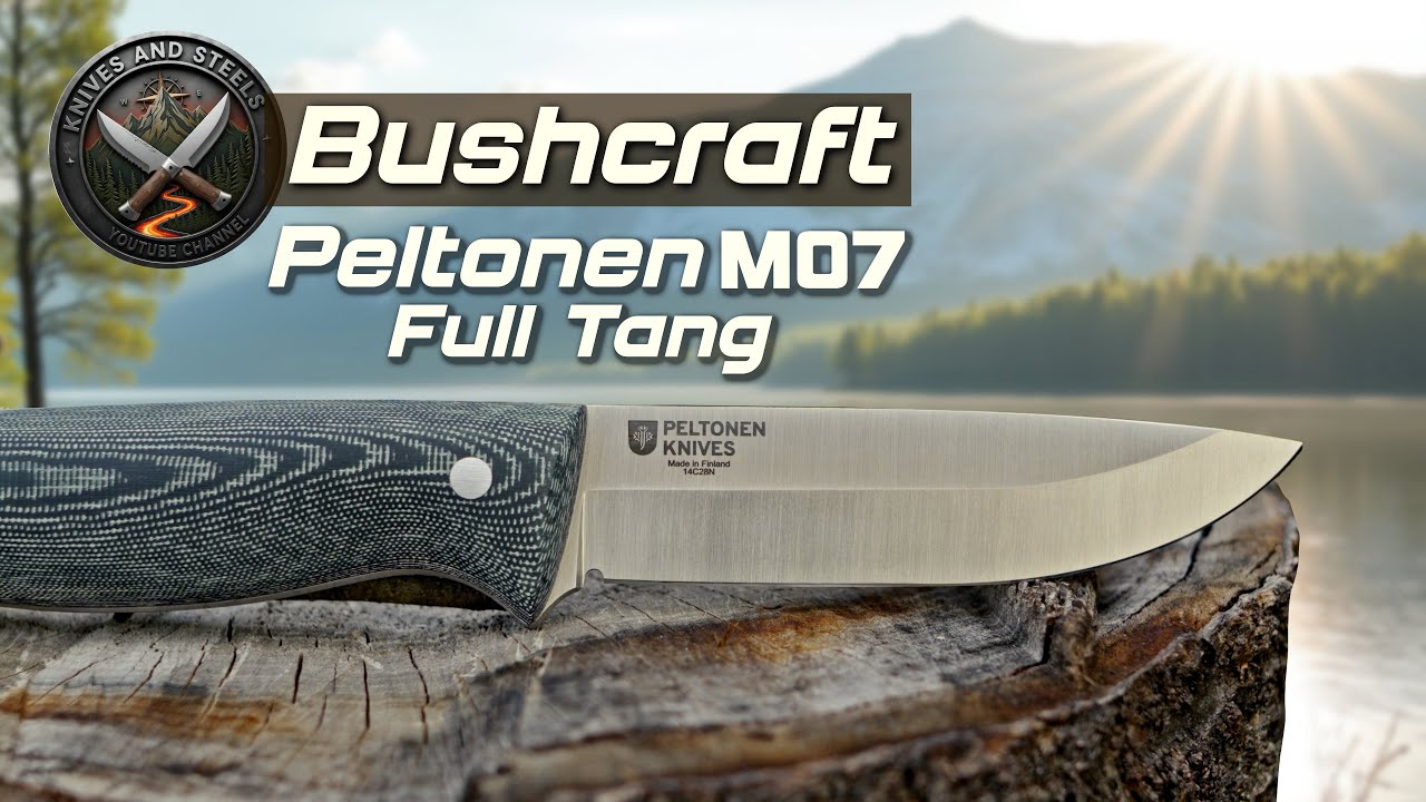 Ce couteau de bushcraft Peltonen fait partie des meilleurs !