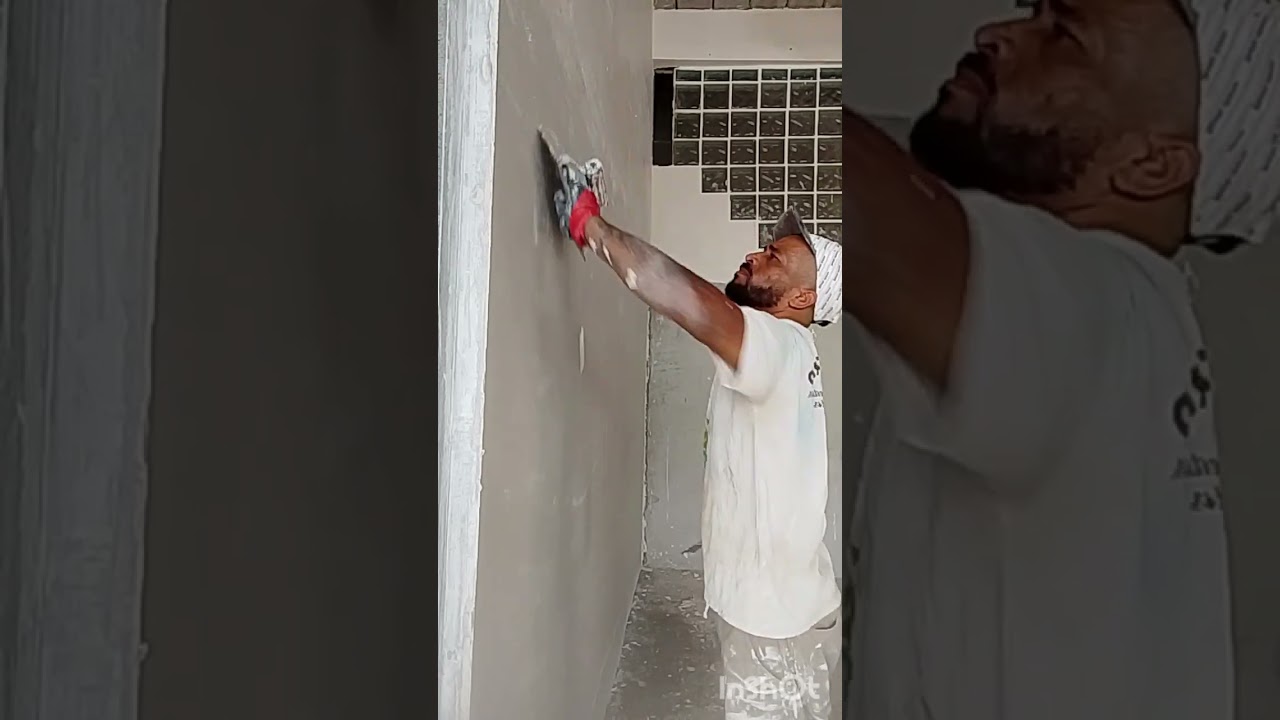 acabamento final como alisar a parede