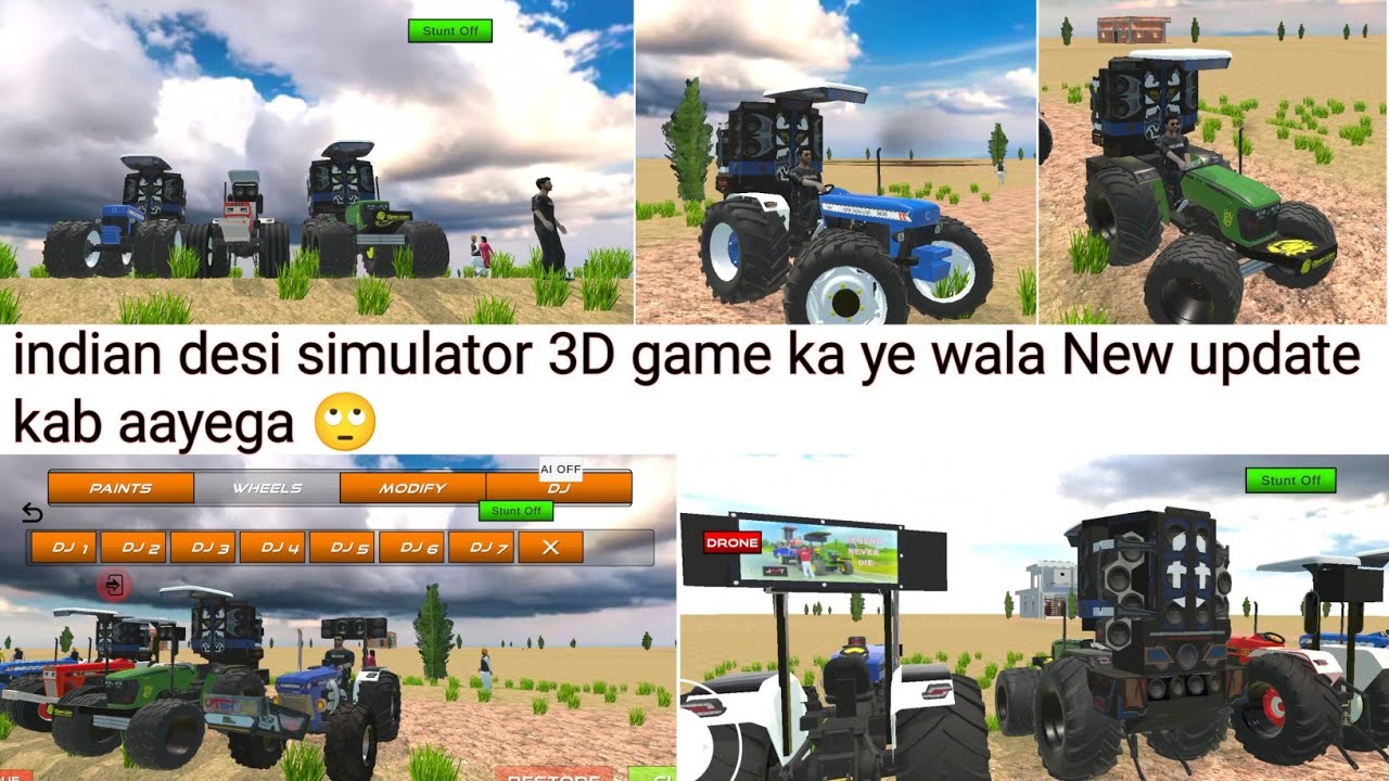 Indian Desi simulator 3D game me new big music system add 🤨 #indiadesisimulator3d