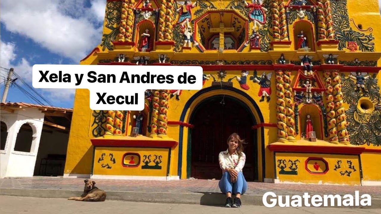 Qué visitar en Xela? Parque central y San Andres de Xecul, Guatemala