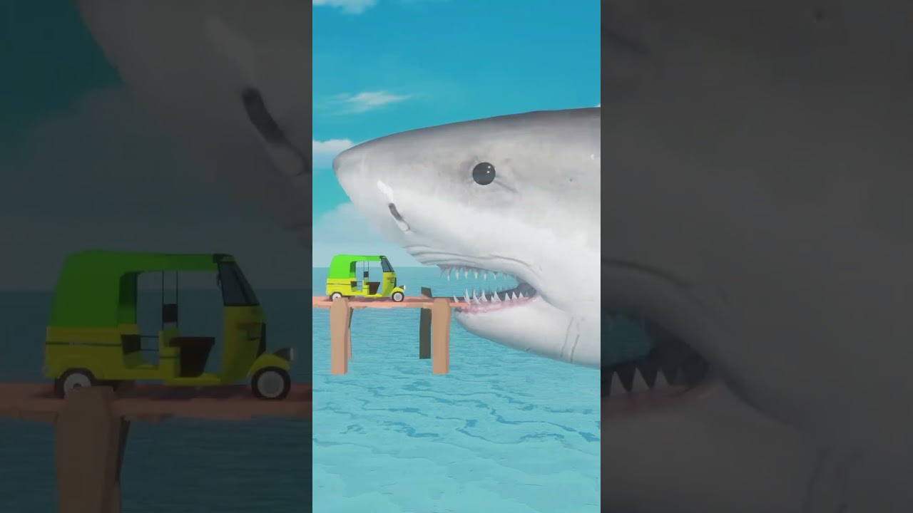 OHIO Cars Vs Shark Part 73 BeamNG.Drive | #beamngdrive #skidibitoilet