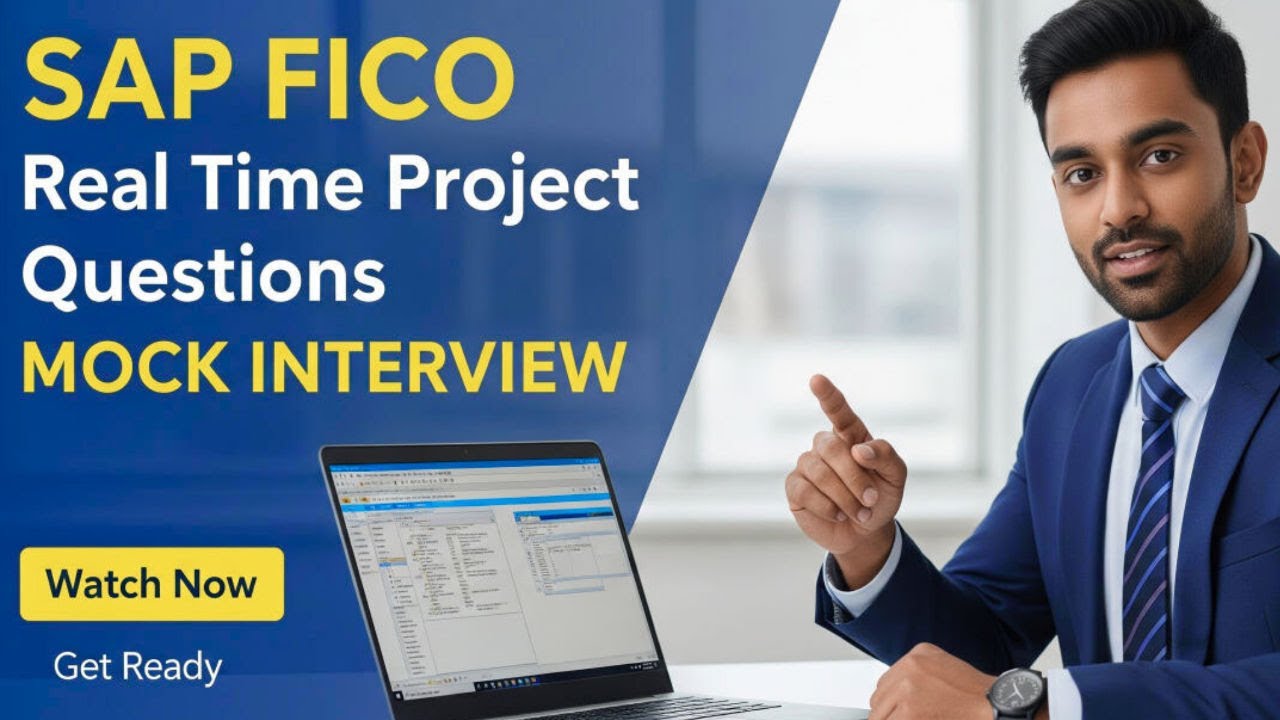 SAP FICO Real-Time Mock Interview  | Real Project Questions & Best Answers