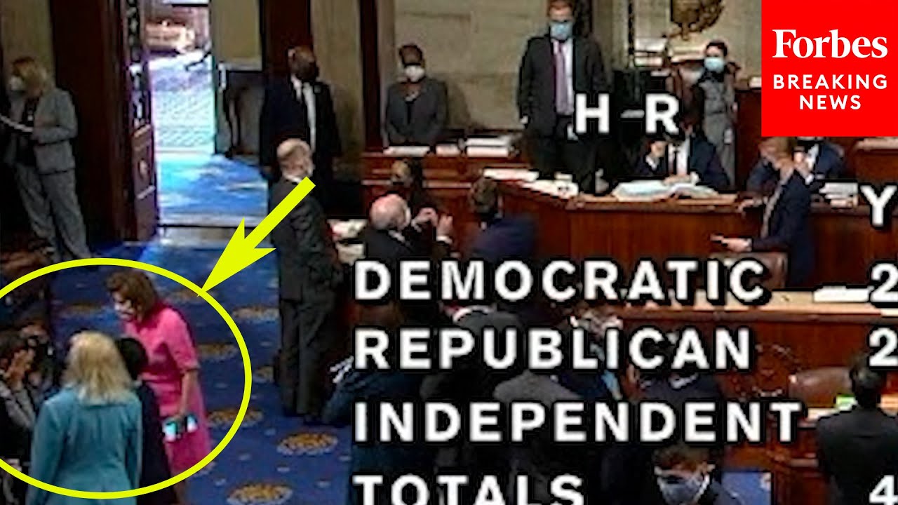 Viral Moment: AOC Speaks To Pelosi Before Switching Iron Dome Vote From No To Present