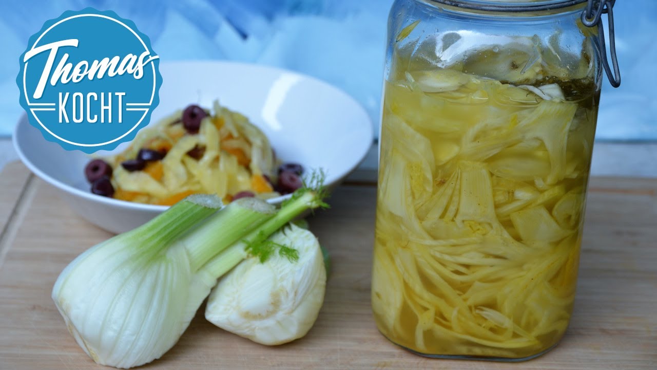 Gemüse fermentieren - Fenchel  / schmeckt genial und ist gesund