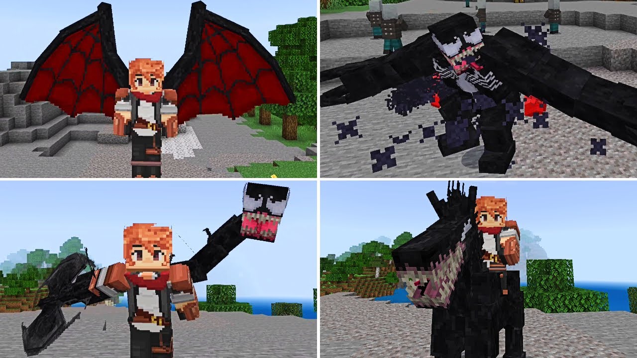 Gran Addon de Venom para Minecraft PE || VENOM MCPE