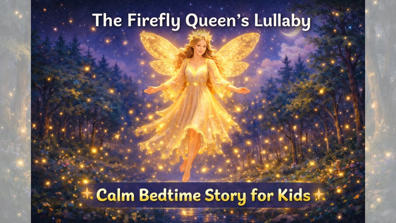 The Firefly Queen’s Lullaby | Calm Bedtime Story for Kids #bedtimestory #cute #bedtimestoryforkids