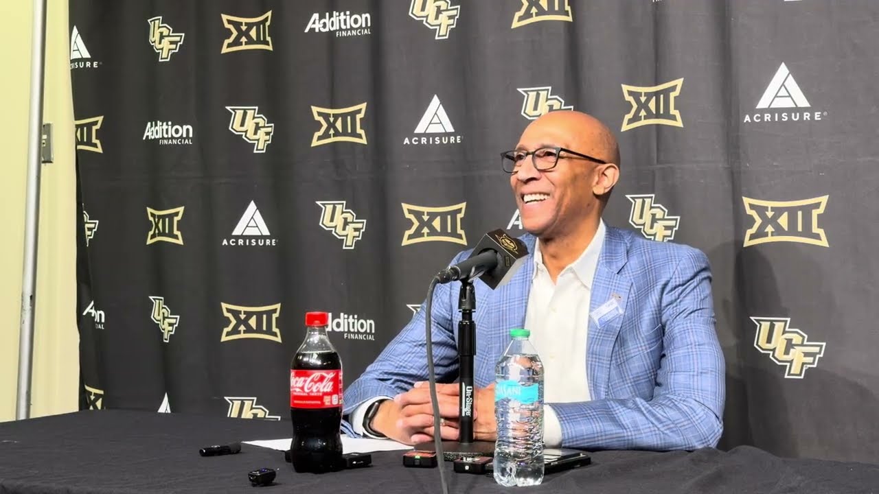 UCF Coach Johnny Dawkins Postgame Presser vs. #11 Texas Tech
