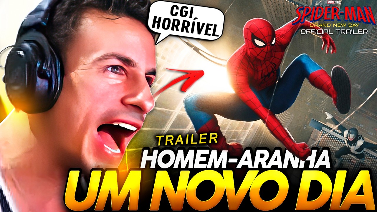 SUPER XANDÃO REAGINDO AO TRAILER DE HOMEM-ARANHA: UM NOVO DIA