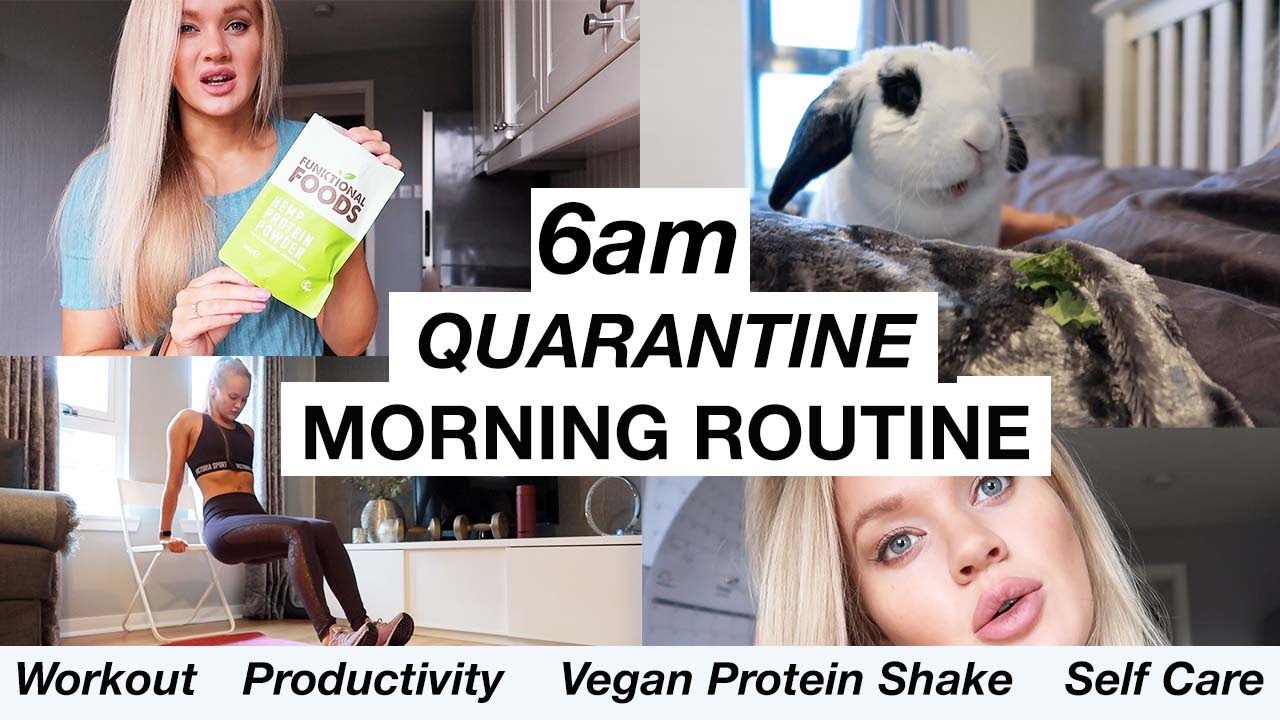 6am QUARANTINE MORNING ROUTINE // Positive & Productive // Chani Lillian