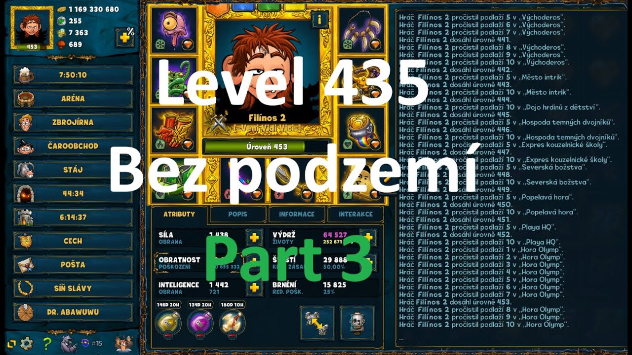 Shakes & Fidget - Level 435 bez podzemí! PART 3