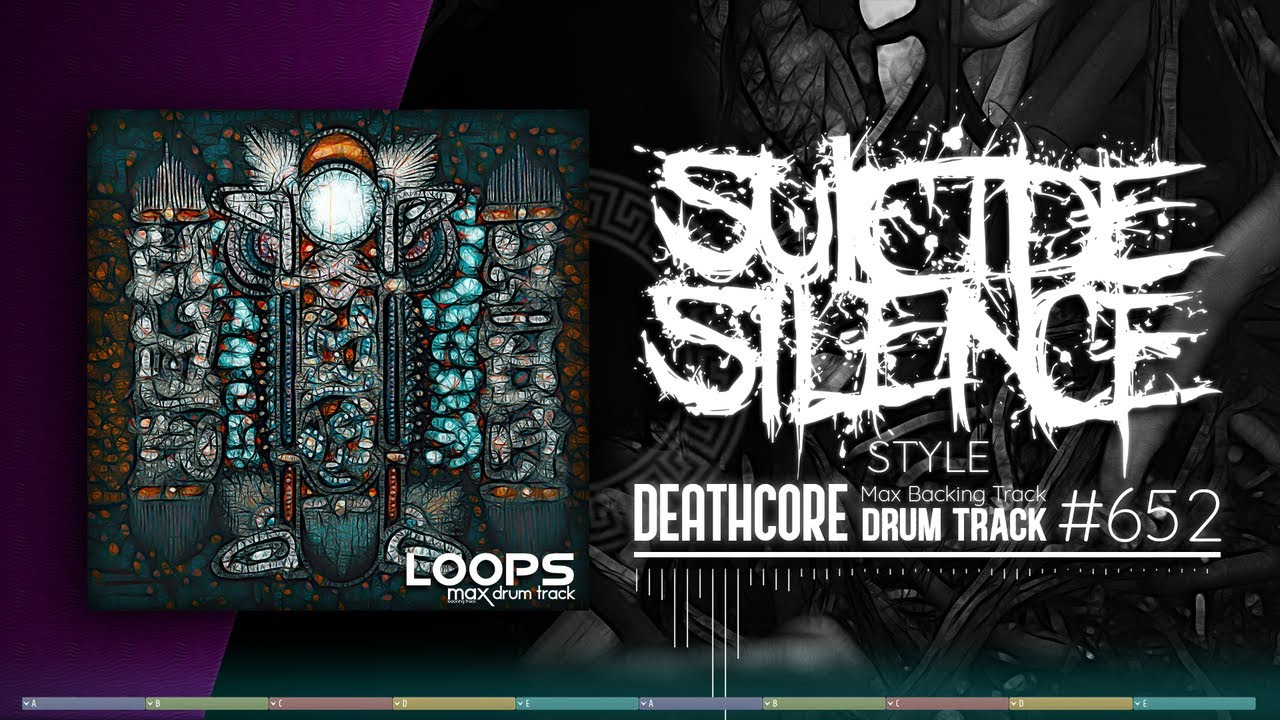 Deathcore Drum Track / Suicide Silence Style / 135 bpm