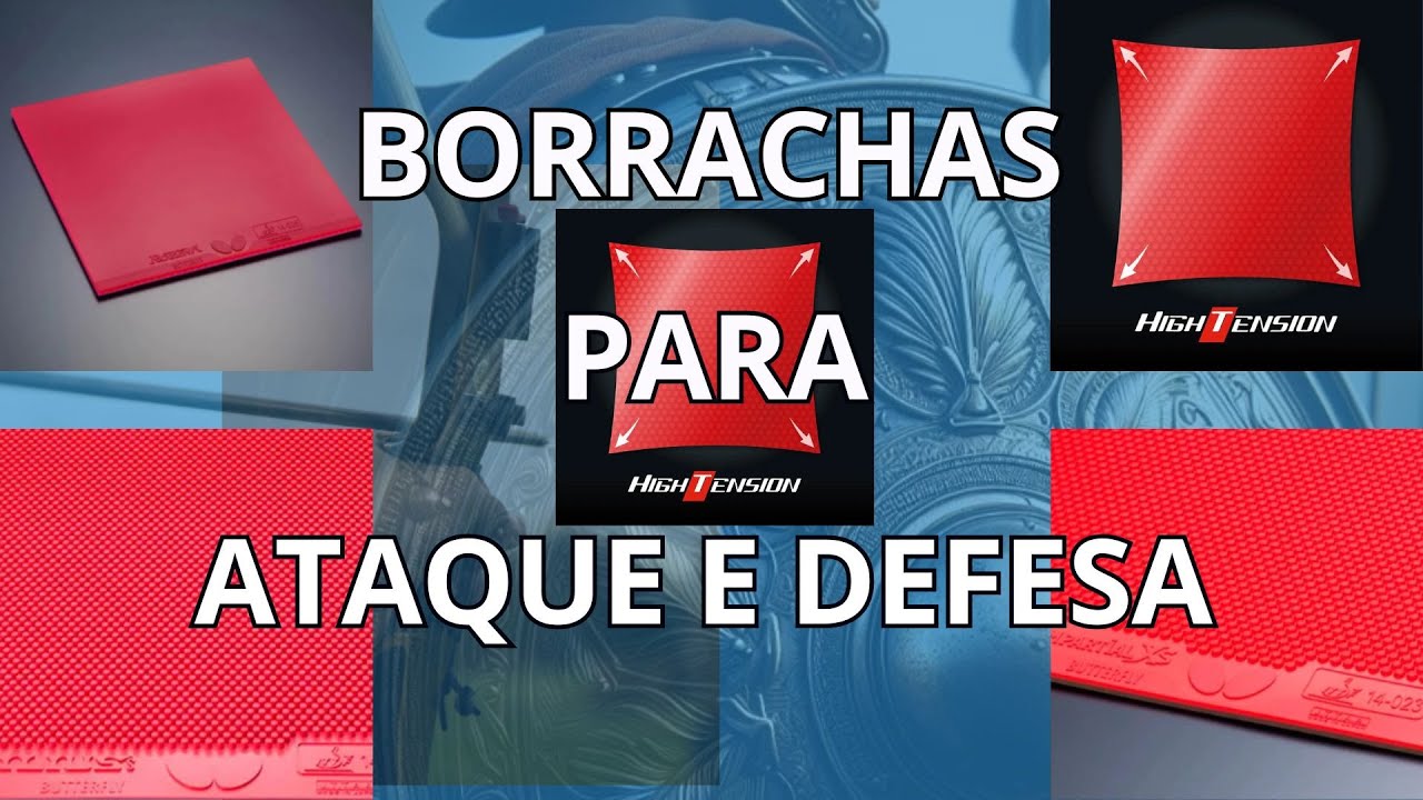 ESCOLHA CERTA: BORRACHA DE ATAQUE OU DEFESA? || TÊNIS DE MESA - PING PONG