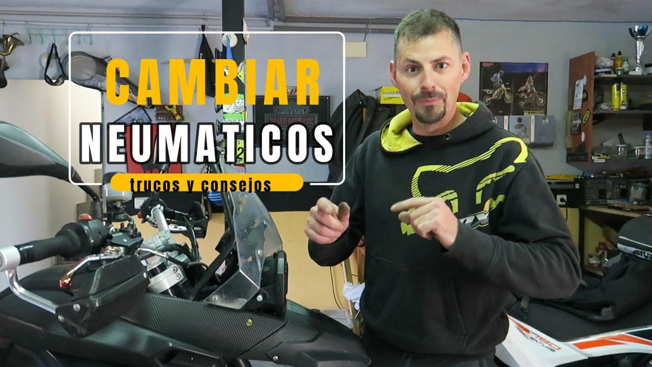 Cambiar NEUMATICO moto trail BMW gs 800