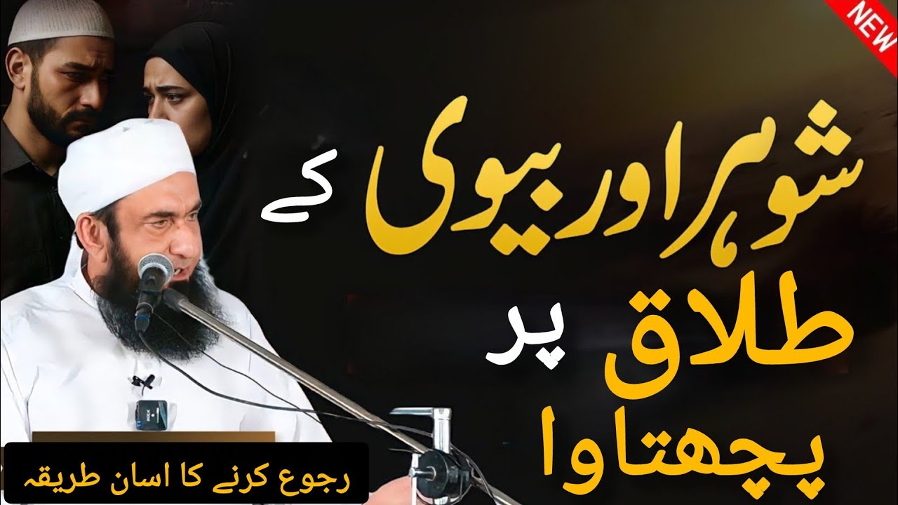 Agar Shuhar aur Biwi Talaq Par Pachta Raha ho to wafas Nikah Kasa Kara?  Full Bayan By Tariq Jameel 