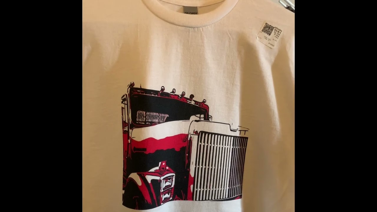 Truck Big Red T Shirt Mock, Music Credit goes to, Roy Edwin Williams, Epidemic Sound 