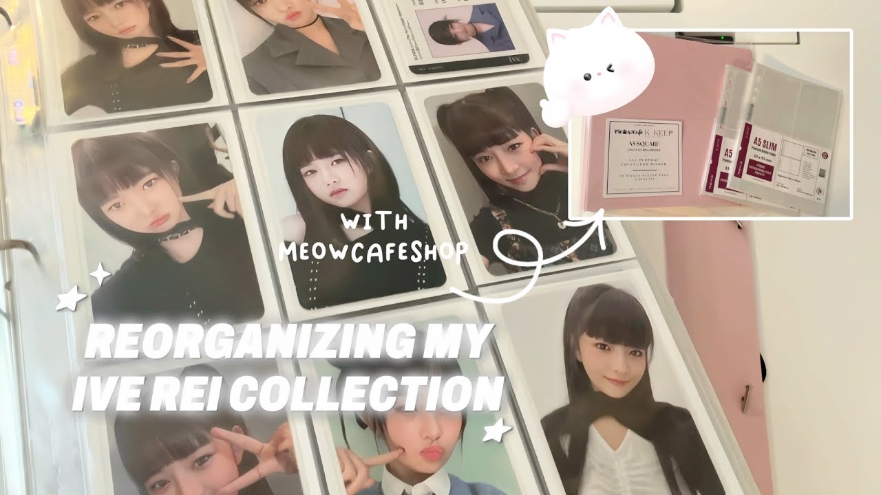 reorganizing my ive rei collection 🎀