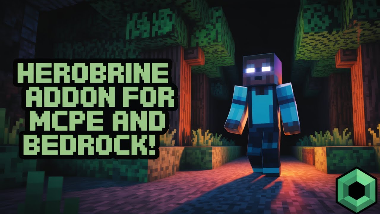 || Herobrine Addon || Summon Herobrine || Minecraft