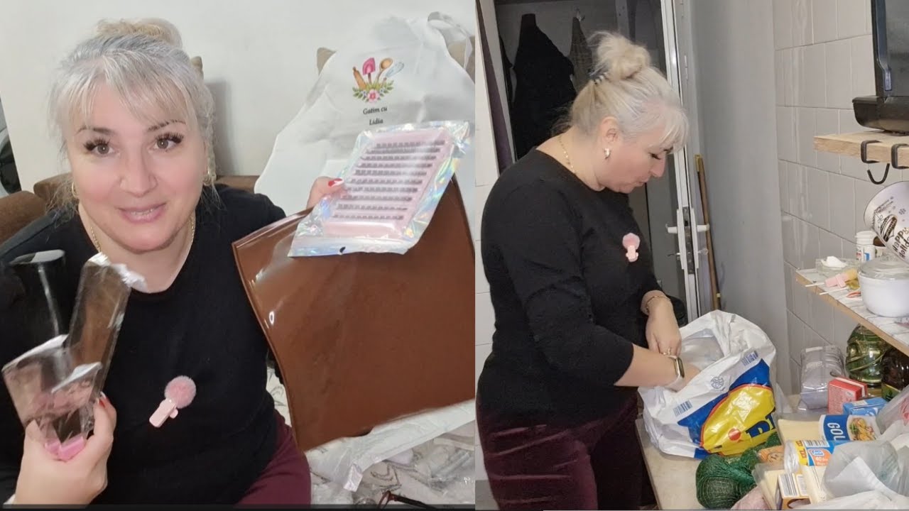 Cumpărături Lidl (178 €) + comandă Temu. Cadou surpriză de la Laura - prietena mea!