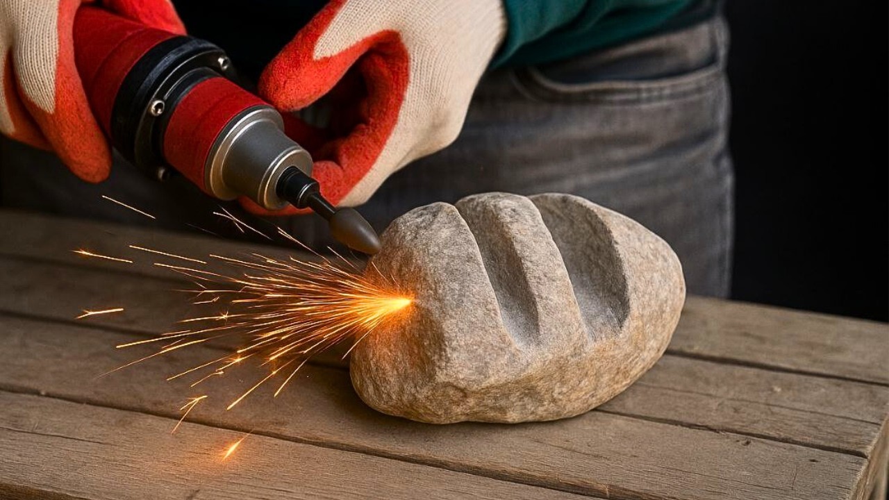 Watch a Simple Stone Become a Stunning Handmade Masterpiece | DIY
