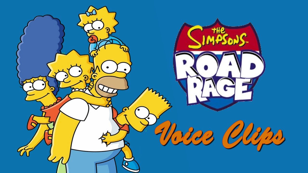 All Characters Voice Clips • The Simpsons Road Rage • All Voice Lines With Timestamps
