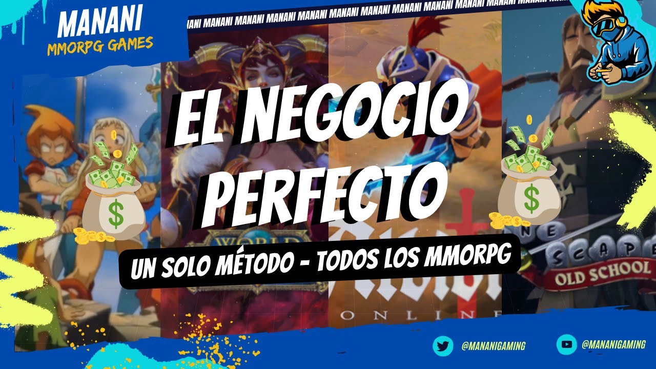 💸Cómo GANAR DINERO Con Todos Los MMORPG A LA VEZ
