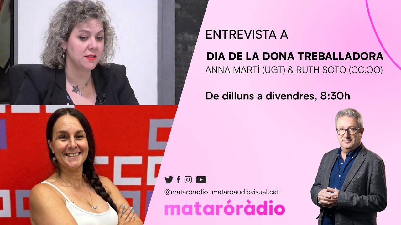 UGT i CCOO a l'Entrevista de Mataró Ràdio 05/03/2026