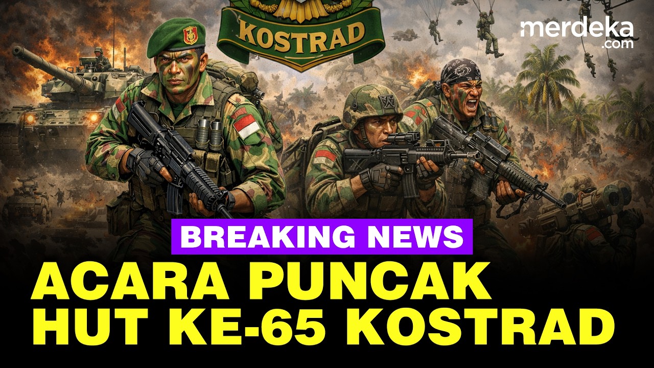 🔴LIVE - Kejutan Puncak Perayaan HUT ke-65 Kostrad