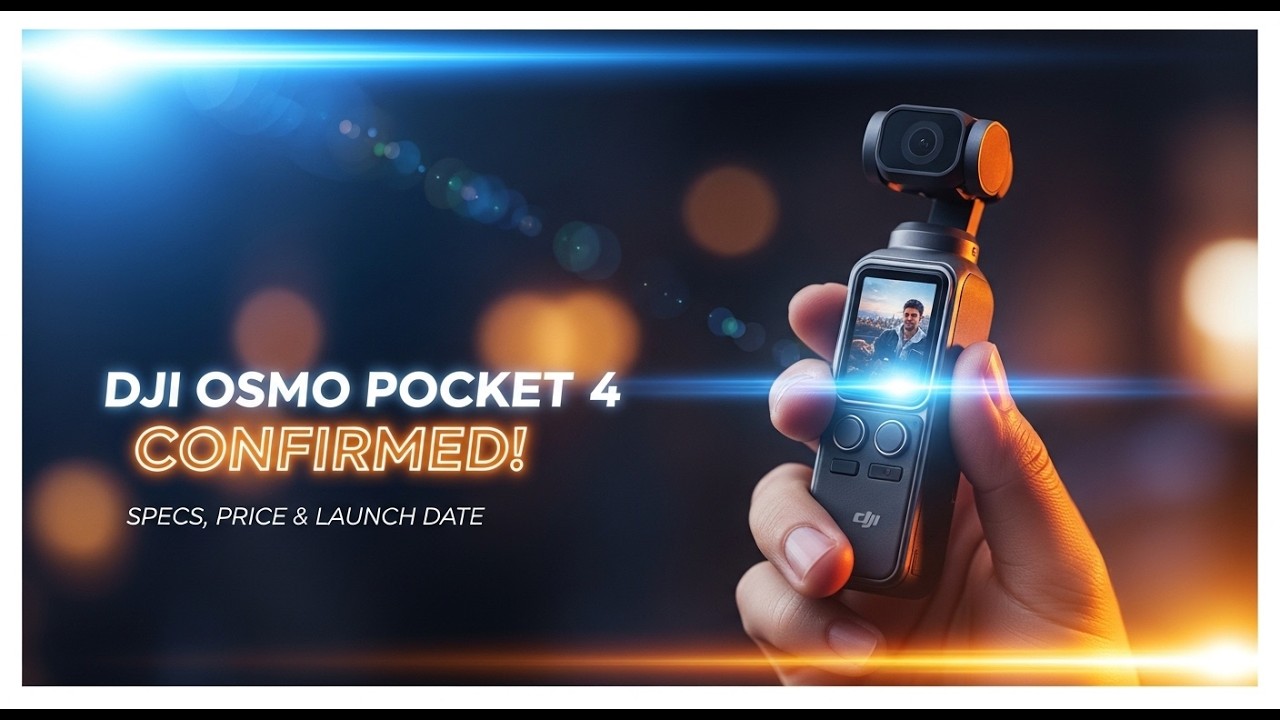 📸 DJI Osmo Pocket 4 Finally Confirmed! Full Specs, Price & Launch Date Exposed.